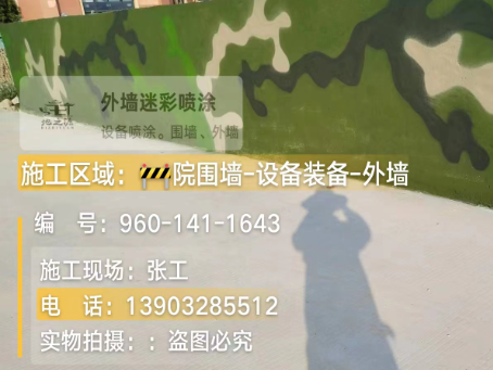 黔东南 迷彩漆喷涂价格（按平方米计费）